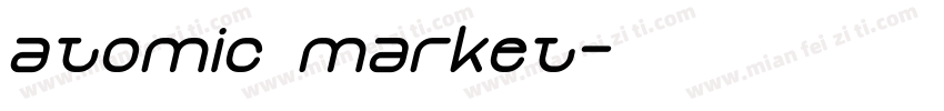 atomic market字体转换